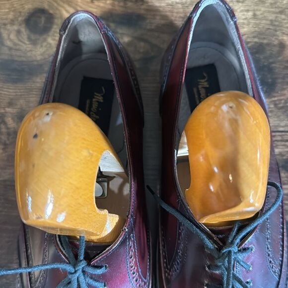 Mario de Gerard burgundy oxfords size 9.5 - Picture 6 of 11